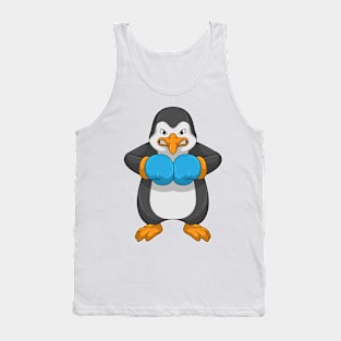 Penguin at Boxing with Boxing gloves Tank Top